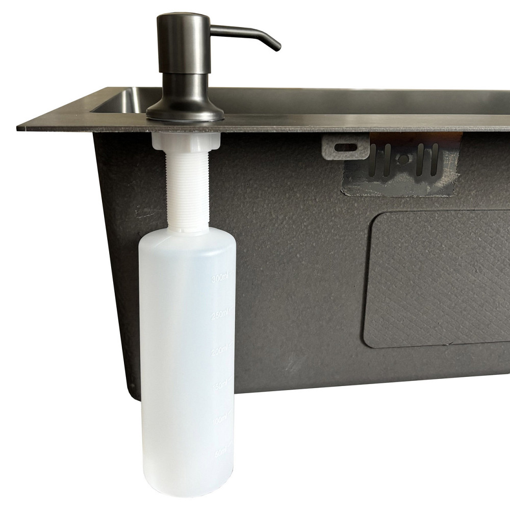 Мийка кухонна 3mm 600х450 Графіт 6045HG Mira (000032094) Київ - фото 3