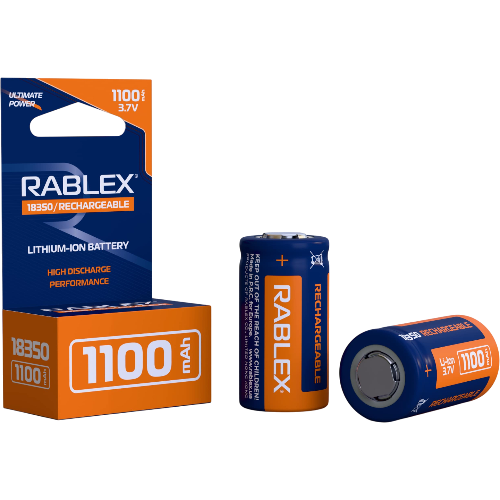 Акумулятор Rablex 18350, 1100 mAh Li-ION 3.7v Дніпро
