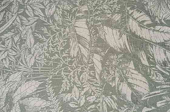 Шпалери вінілові на флізеліні AS creation Amber метрові 1.06Х10 листя гілки зелені зі сріблом Київ