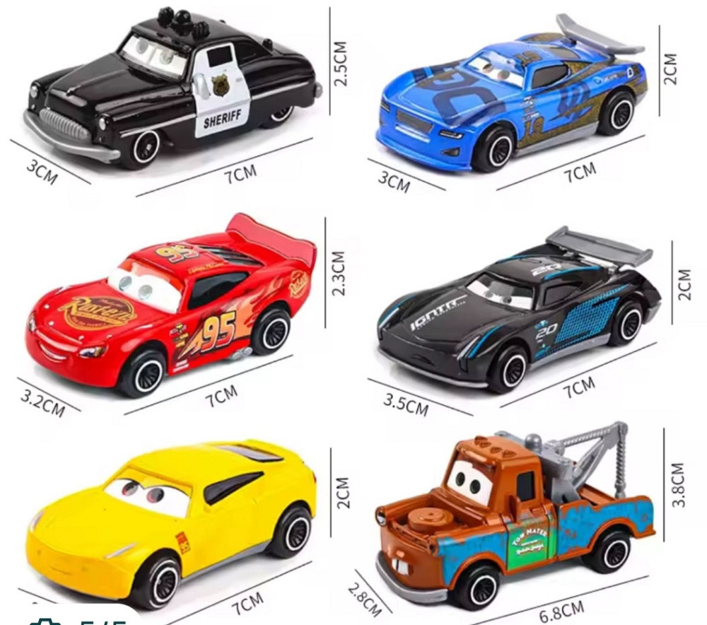 Игровой набор металлических машин Молния Маквин Тачки Харьков - изображение 1