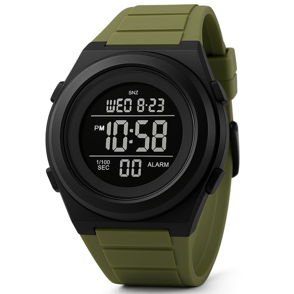 Стильные тактические часы для мужчин SKMEI, Водонепроницаемые часы с гарантией Армейские милитари FY-43 Львов - изображение 14