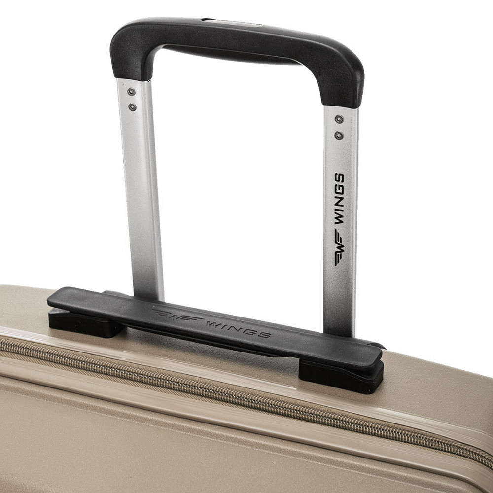 Чемодан полипропиленовый WINGS PHX01 малый 55 см шампань Киев - изображение 3