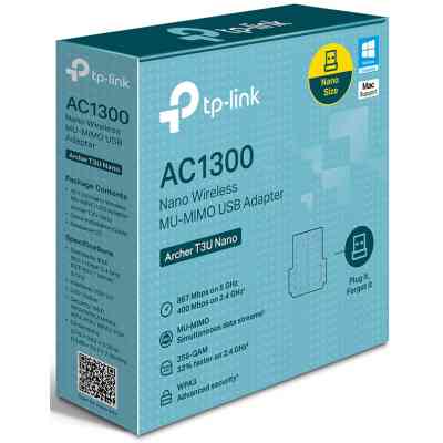 Сетевая карта Wi-Fi TP-Link ARCHER-T3U-NANO Винница