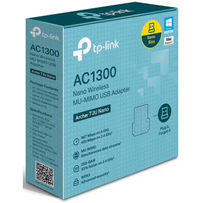 Мережева карта Wi-Fi TP-Link ARCHER-T3U-NANO Вінниця - фото 3
