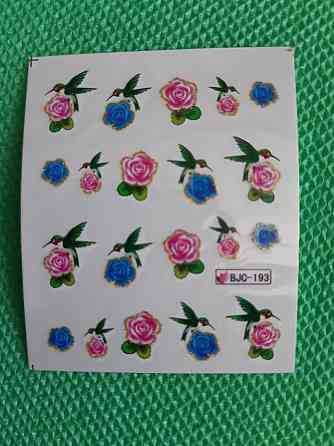 Наклейки на ногти на гель лак - размер стикера 6*5см, инструкция по применению есть в описании товара Киев