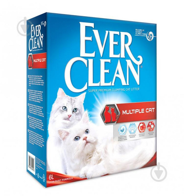 Ever Clean Наполнитель для кошачьего туалета Мультикет 6 л Винница - изображение 1