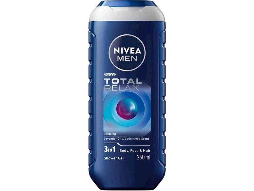 Гель для душа чел. 250мл Total Relax 3в1 Свежий релакс ТМ NIVEA Киев - изображение 1
