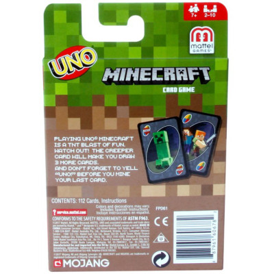 Настольная игра UNO Minecraft (FPD61) Винница - изображение 2