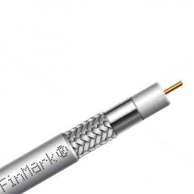 Кабель телевизионный FinMark RG-690, CU, double shielding, 100м (F690BVcu-WB_100_white) Винница