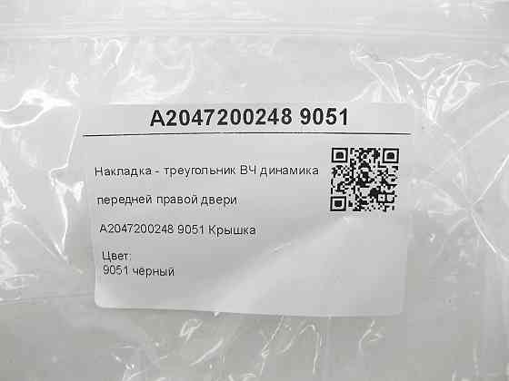 Mercedes-Benz  A2047200248 9051 Накладка - трикутник ВЧ динаміка передніх правих дверей чорна C-Class Estate S204 C-Class W204 Одеса