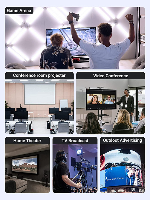 HDMI кабель V2.1 UGreen HD140 з підтримкою 8K@60Hz 4K@120Hz 80403 (Чорний, 2м) Николаев - изображение 6