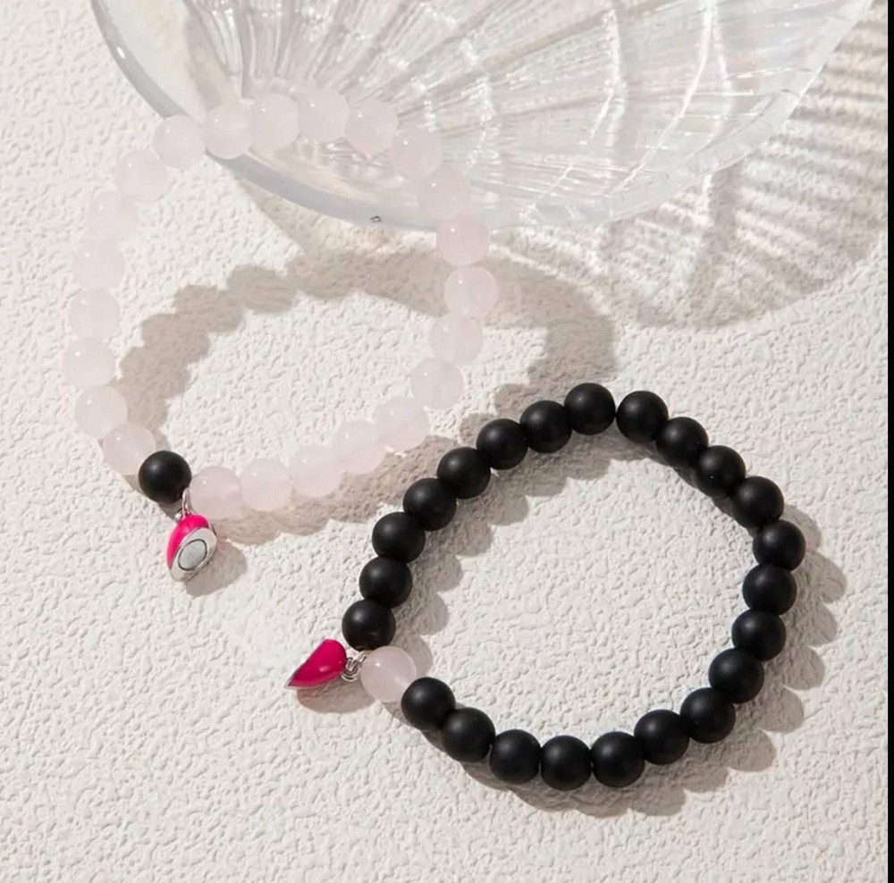 Парные браслеты для влюблённых со светящимся сердцем Киев - изображение 2