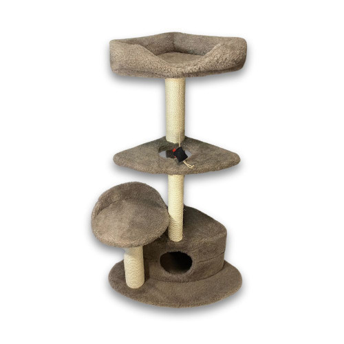 Дряпка Природа Містечко для котів кутова 55х56х117 см Київ - фото 1