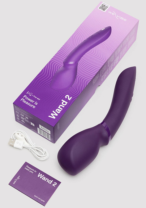 Смарт-Микрофон вибромассажер We-Vibe Wand 2, фиолетовый Sex Aura Киев - изображение 7