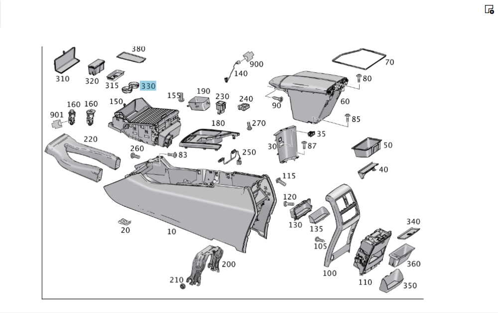 Mercedes-Benz  A1666830494 Гумова вставка в підсклянники ML/GLE W166 GLE Coupe C292 GL/GLS X166 Одесса - изображение 2