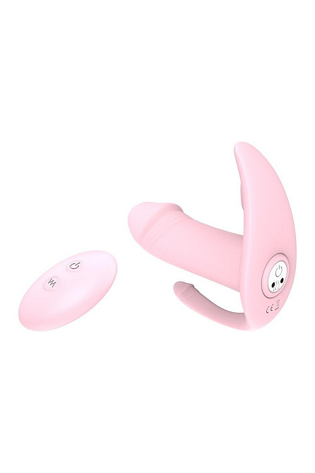 Трехточечный вибростимулятор Dream Тoys Еssentials с пультом управления, розовый Sex Aura Киев - изображение 3