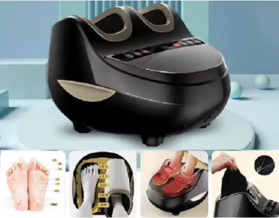 Универсальный роликовый электромассажер для ног Benbo-J5 Винница