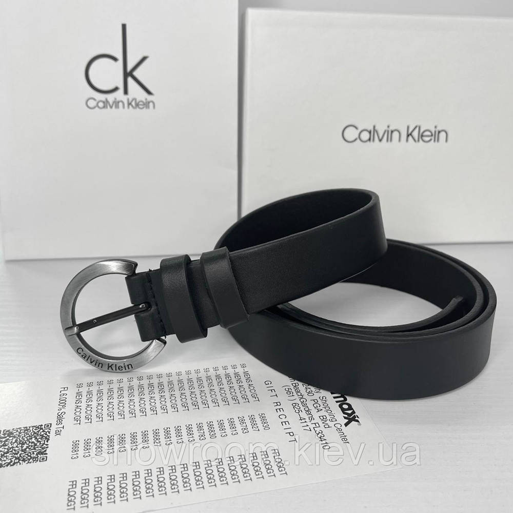 Женский брендовый кожаный ремень (495) черный Киев - изображение 2