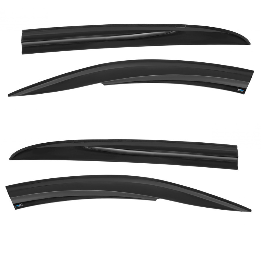 Дефлектори вікон (вітровики) Renault Megane II 2003-2008, 4шт, SunPlex, седан, на скотчі Київ - фото 1