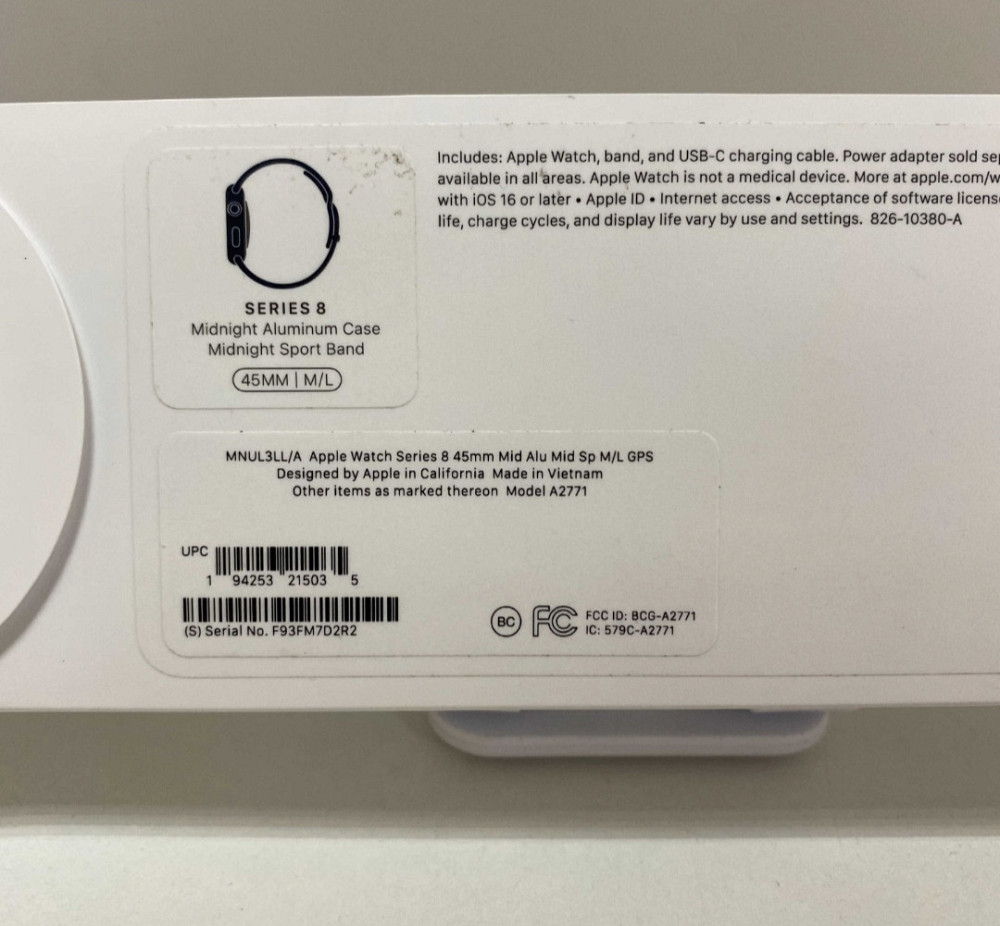 Apple Watch 8 45mm.Midnight GPS MNP13. Гарантия! Киев - изображение 6