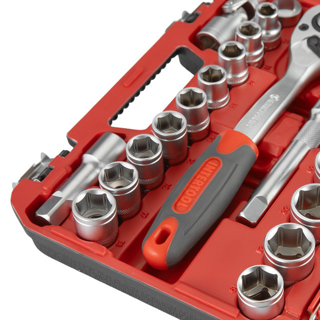 Набір інструментів 1/2" 21од (ET-6021SP) INTERTOOL ET-9021 Київ - фото 7