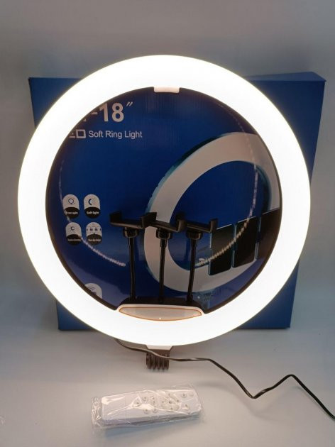 LED лампа кольцевая RL-18 45 см Светодиодная большая лампа Оригинал Київ - фото 5