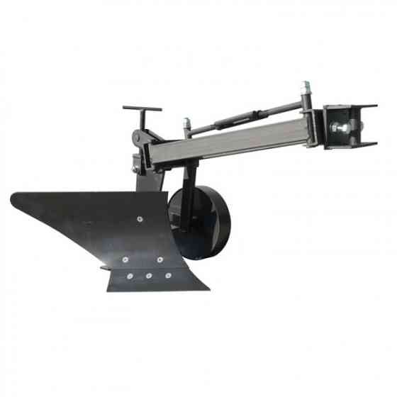 Плуг для мотоблока Zirka-61 (опорне колесо, довга рама) (захват 20 см) (ПЛ8) Харьков