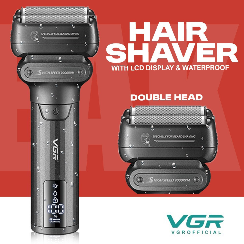 Електробритва для бороды VGR V-368, Электробритва для густой бороды, Влагостойкая электрическая бритва HN-19 Львов - изображение 18