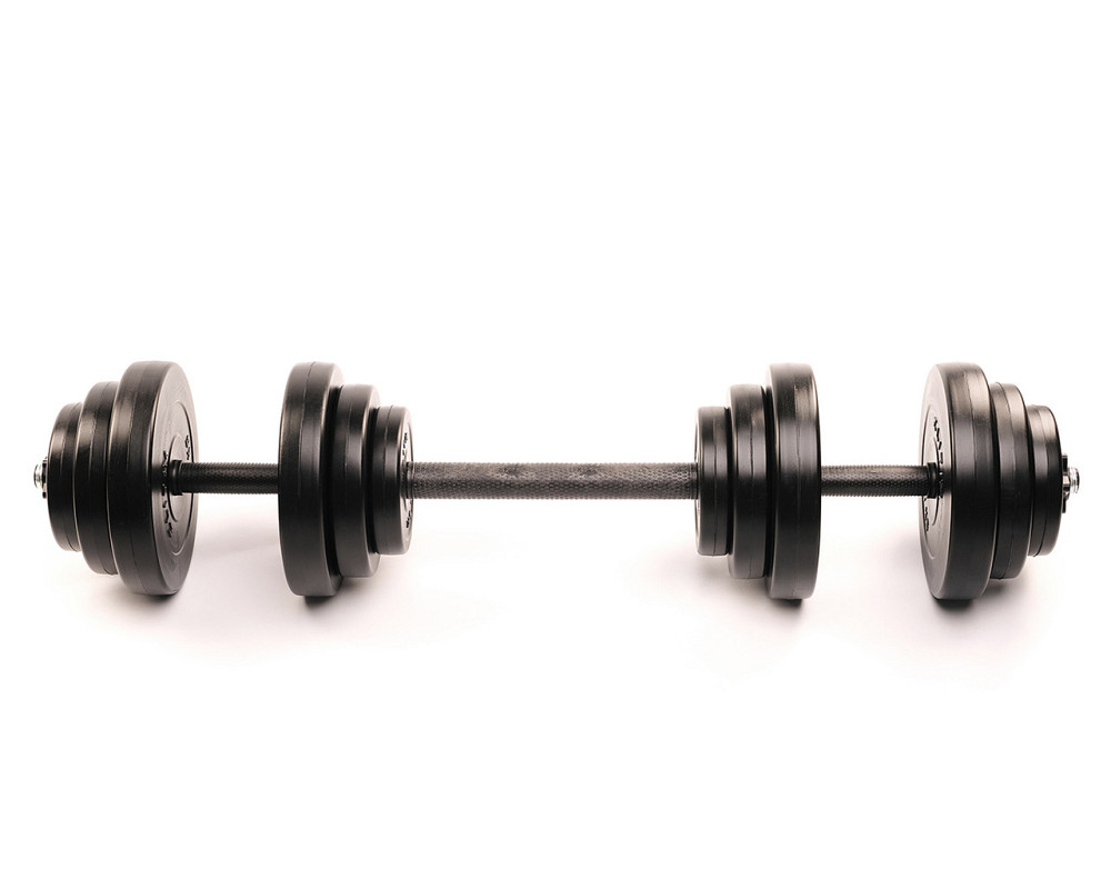 Гантелі розбірні Elitum 2х18,5 кг + гриф-подовжувач, комплект для тренувань Київ - фото 3