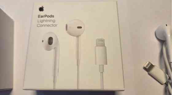 Оригінальні навушникі Earpods lightning лайтнинг провідні від Apple. Київ