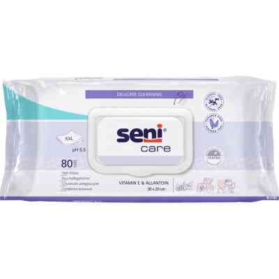 Влажные салфетки Seni Care Для догляду за тілом 30 х 20 см 80 шт. (5900516422417) Винница