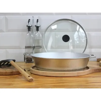 Сковорода Brizoll Monolith алюмінієва 24 см (5-2460) Винница