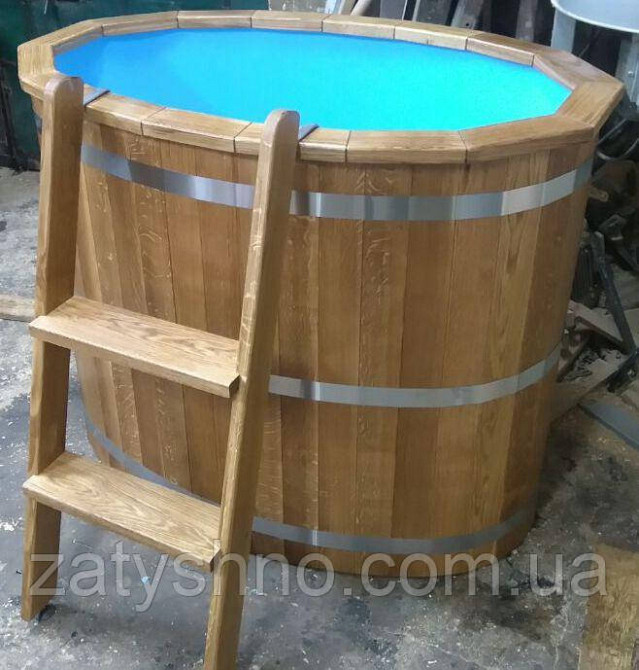 Купель дубова зі вставкою Київ - фото 8