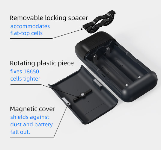 Універсальна мобільна батарея XTAR PB2SL V2 Black ( 21492 ) Харків - фото 3