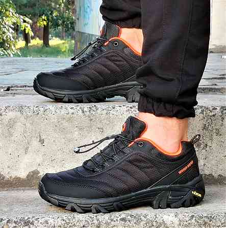 Кросівки MERRELL ТЕРМО Gore-Tex Чоловічі Чорні з Жовтогарячим Мерелл (розміри: 41) Дніпро