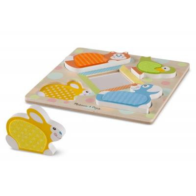 Развивающая игрушка Melissa&Doug Зеркальный формовой пазл с пушистыми домашними животными (MD1898) Винница - изображение 2