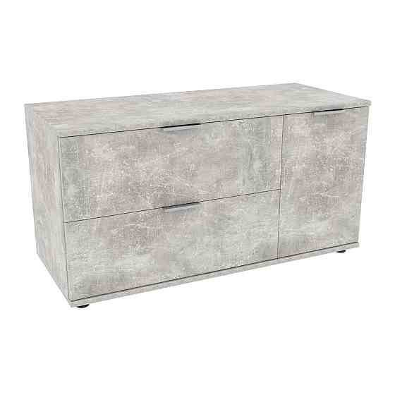 Тумба-комод в вітальню К-11, Бетон, 1000/425/530 Львів