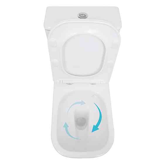 Унітаз підлоговий Qtap Stork Ultra Quiet 630×350×805 мм із сидінням Soft-close, White QTSTO27W49260 Київ