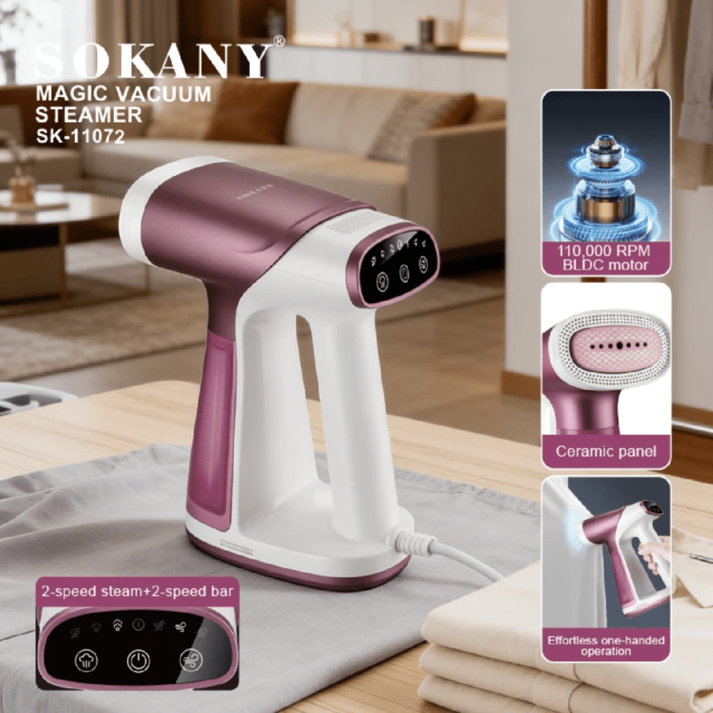 Ручной отпариватель SK-11072 компактный, быстрый пар, защита от перегрева, для одежды и тканей Одесса - изображение 1