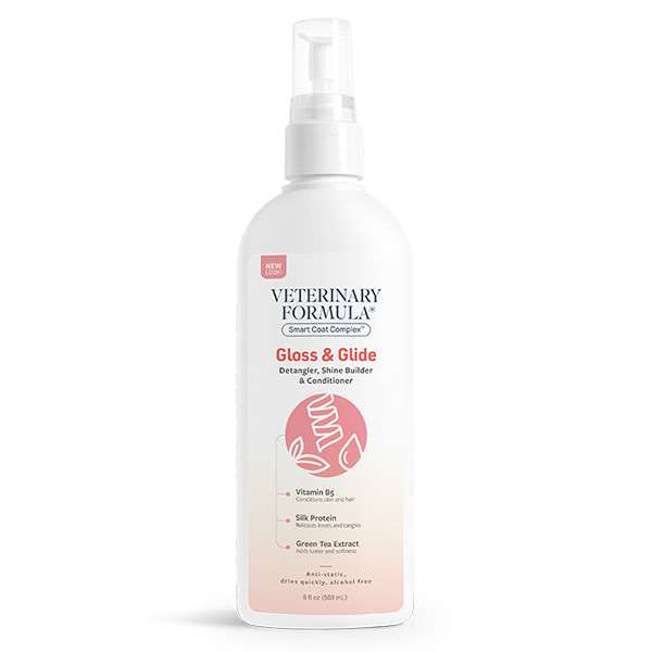 Veterinary Formula SCC Gloss & Glide Conditioner ВЕТЕРИНАРНАЯ ФОРМУЛА ГЛОСС и ГЛАЙД кондиционер, расколтуниватель, антистатик для собак и котов, спрей Киев - изображение 1