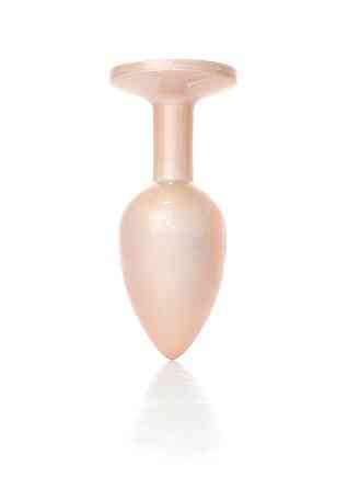 Анальная металлическая пробка Plug-Jewellery Pearl Gold PLUG- Clear S Sex Aura Киев