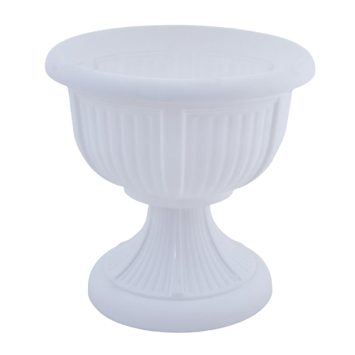 Вазон Леон з підставкою 21см білий Алеана Житомир