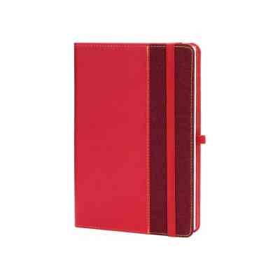 Книга записная Optima А5 COMBI-14, твердая обложка, резинка,линия (O20125-14) Винница