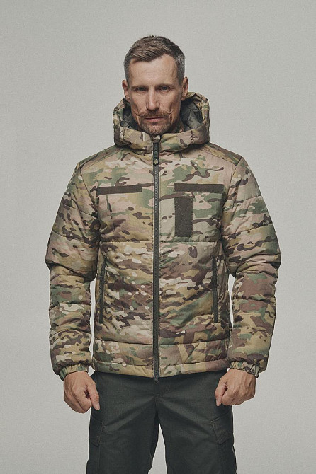 Зимова військова водонепроникна чоловіча зимова куртка -25 Omni-Heat з капюшоном зимова тепла куртка мультикам WAR Львів - фото 2