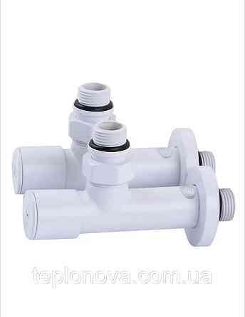 Крани для рушникосушки Білі Solomon 1/2" White Чернівці