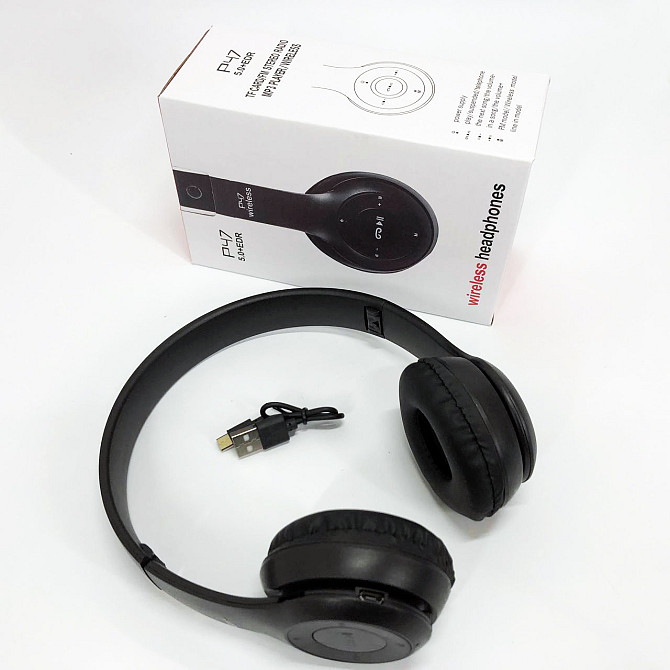 Блютуз наушники Headset, Безпроводные наушники с встроенным микрофоном Хорошие для телефона ID-36 Львов - изображение 3