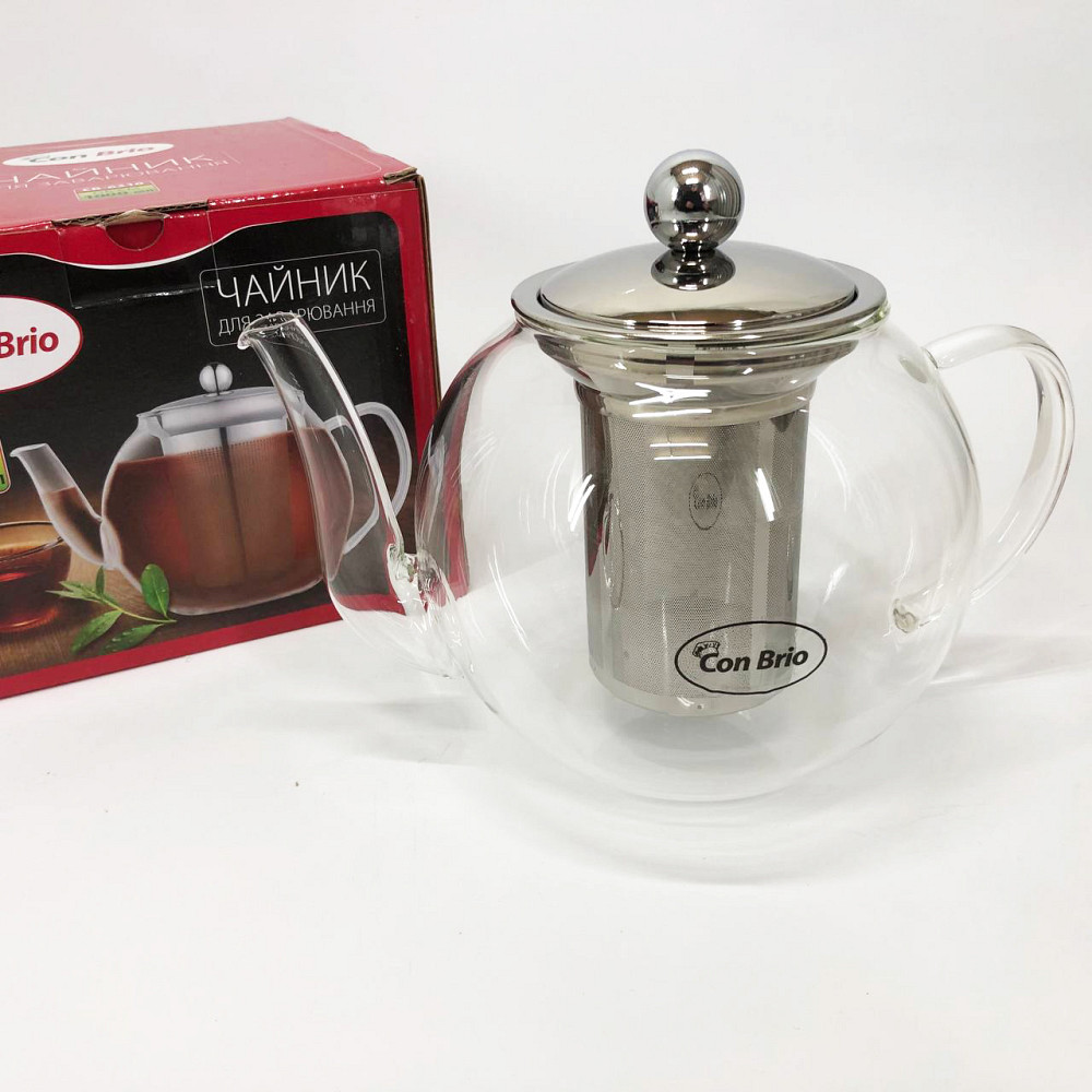 Эксклюзивные заварочные чайники, Заварники для чая и кофе, Стильный стеклянный заварочный чайник BE-31 Львов - изображение 7