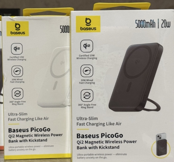 Павербанк Baseus PicoGo Power Bank Qi2 5000mAh 20W. Харьков - изображение 7