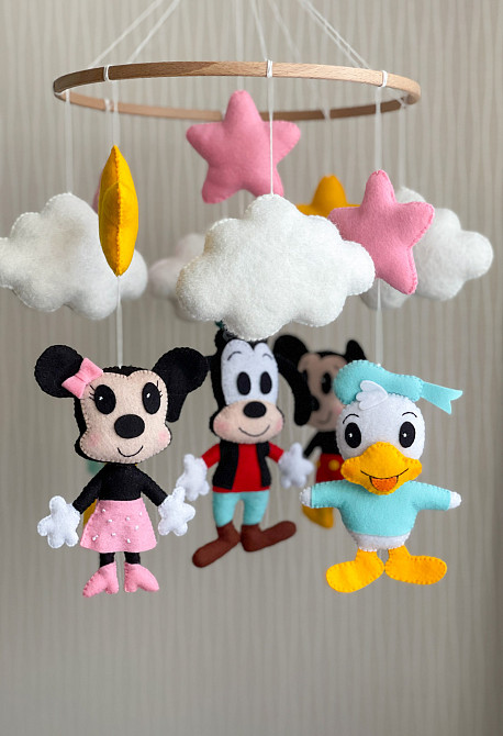 Дитячий мобіль на ліжечко для дівчинки Київ - фото 1