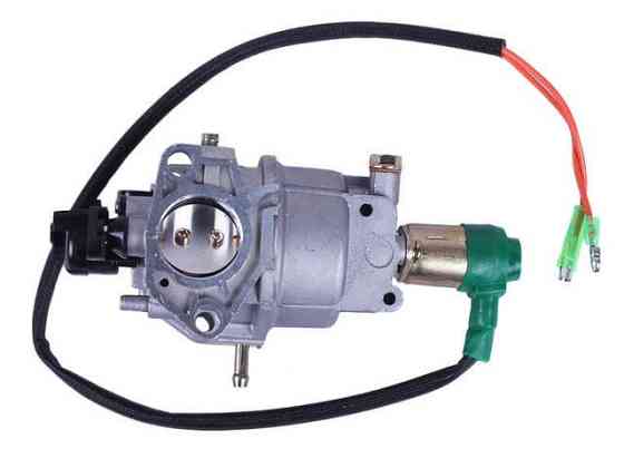 Карбюратор з електроклапаном на бензиновий двигун 180F/190F, з важелем Мукачево